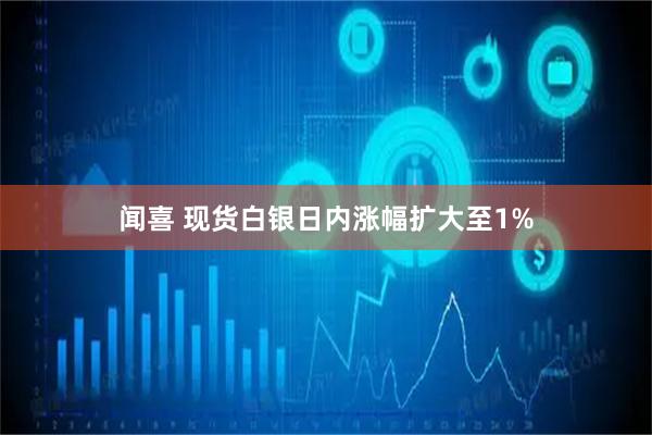 闻喜 现货白银日内涨幅扩大至1%