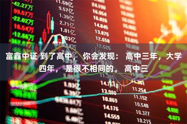 富鑫中证 到了高中， 你会发现： 高中三年，大学四年， 是很不相同的。 高中三