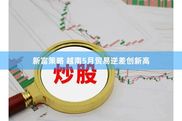 新富策略 越南5月贸易逆差创新高